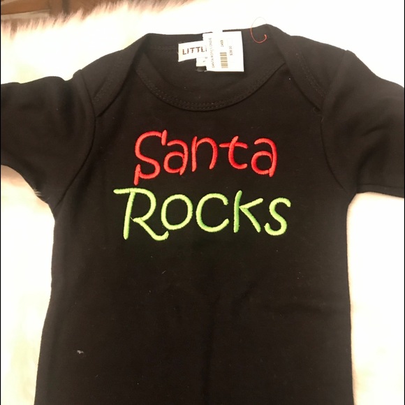 Santa Rocks Onesies - Picture 1 of 3